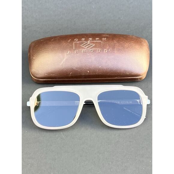 Thierry Lasry 57 19 140 Aviator Square Unisex White Sunglasses